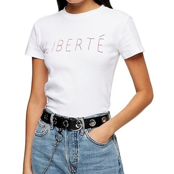 TOPSHOP Cropped T-shirt Set of 3 - Picture 6 of 12